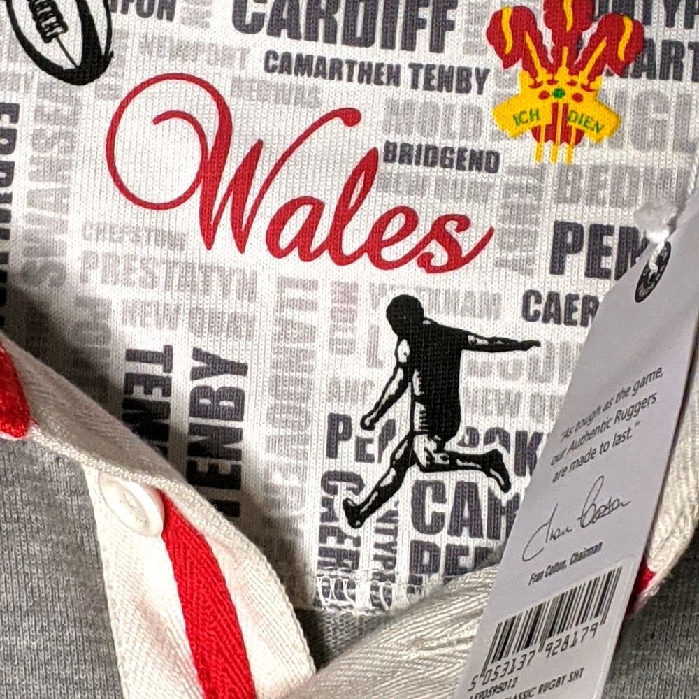 🆕 Wales U.K. Embroidered Rugby - Picture 5 of 5